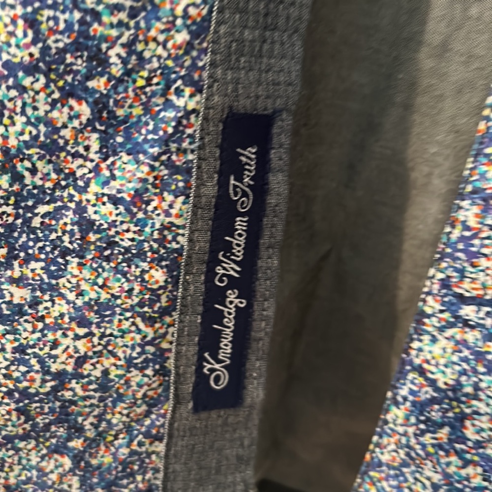 Robert Graham Tailored fit 3X Blue Chambray with Floral front - Picture 7 of 14
